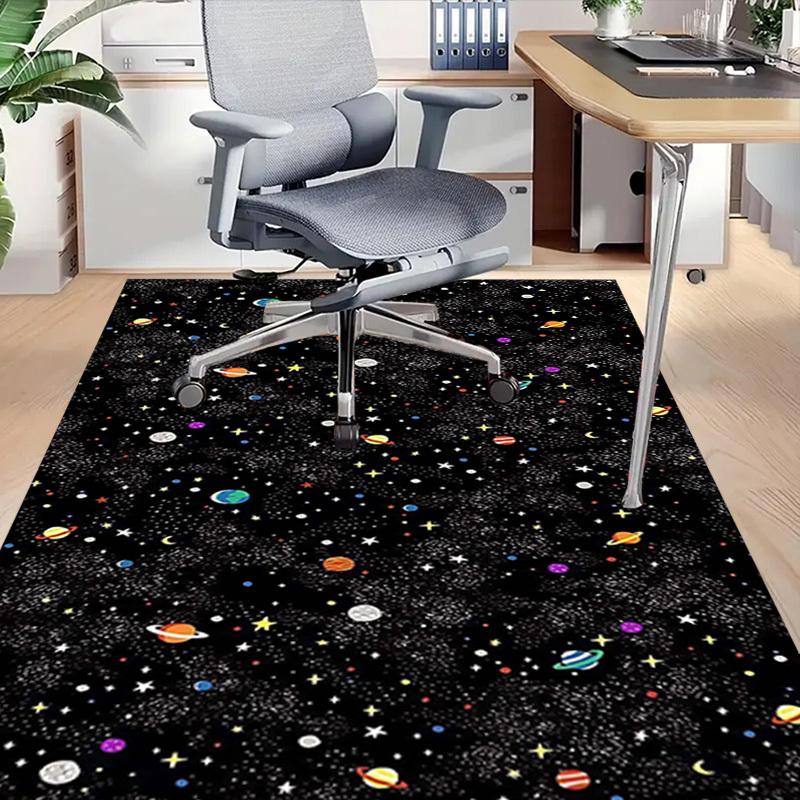 1PC Space Planets Extra Large Non Slip Floor Carpet, Office, Family, Studio   Large Area Rug Indoor Rugs, Bold Statement Piece