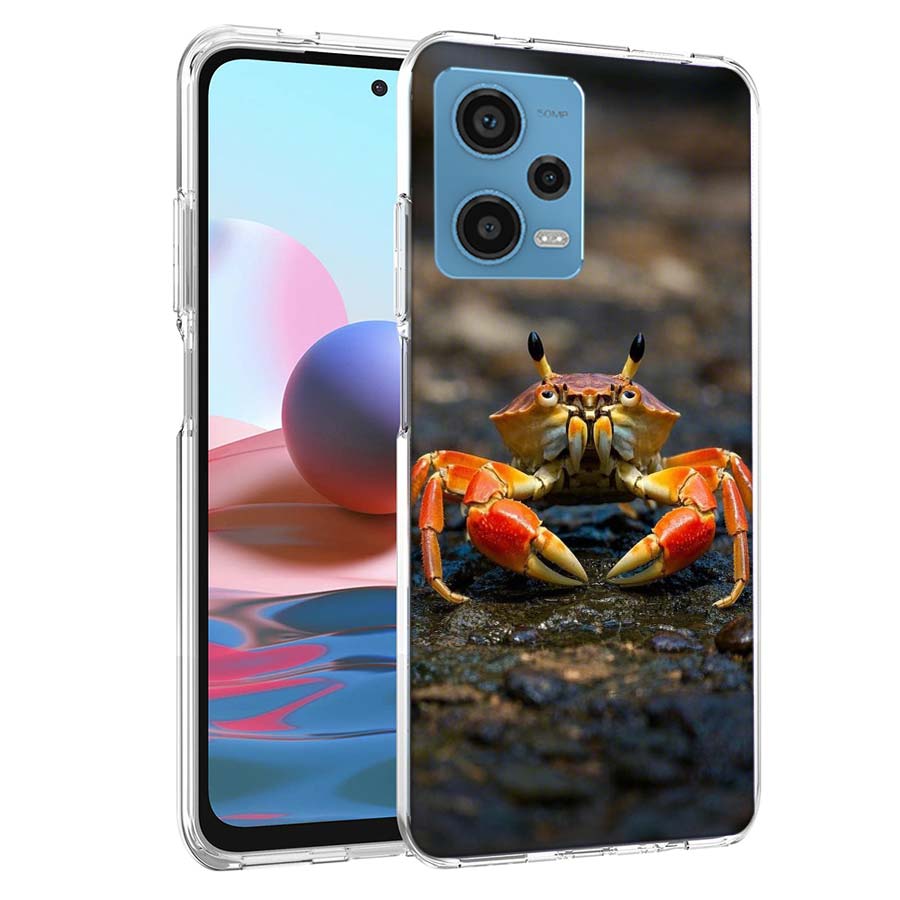 

Unique Animal Crab Phone Case For Redmi Note 13 12 14 15 Pro Plus 13R 11 11T 11E 11S 10 Pro 10S 9 9S Cover Cell Clear TPU Capa C Redmi Note 11E 5G