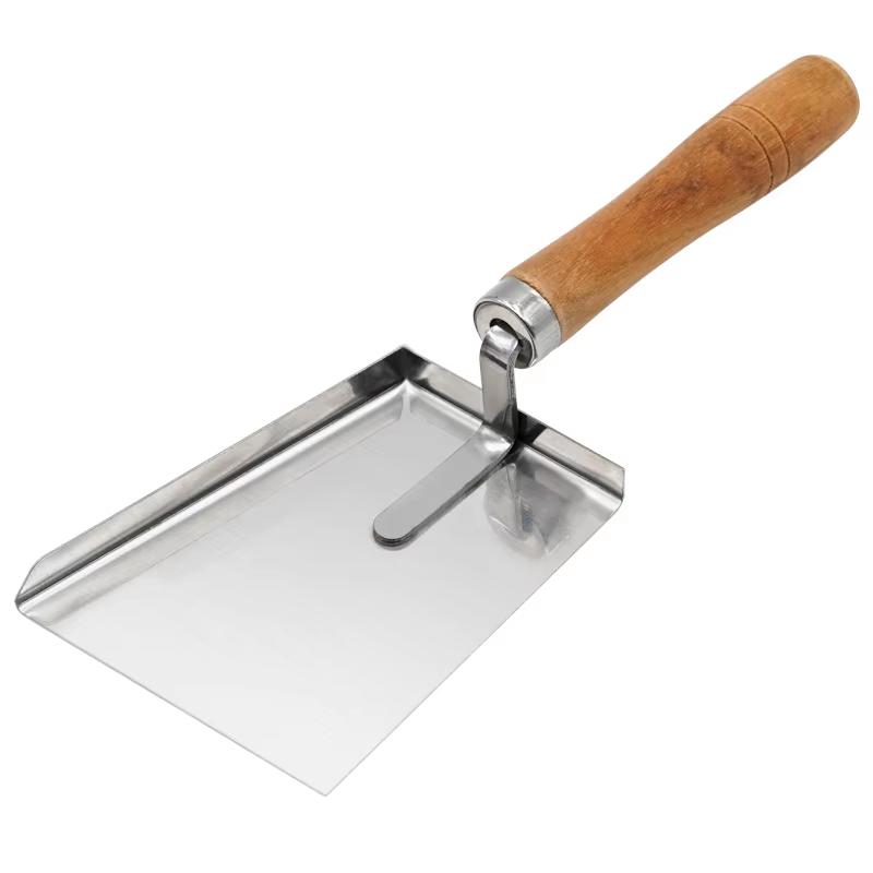 

1 шт. Пчеловодческая нержавеющая стальная лопатка для сбора пыльцы, чистая медогонка, плоский улей, скребок, оборудование для профессионального пчеловода 1PC серебряный