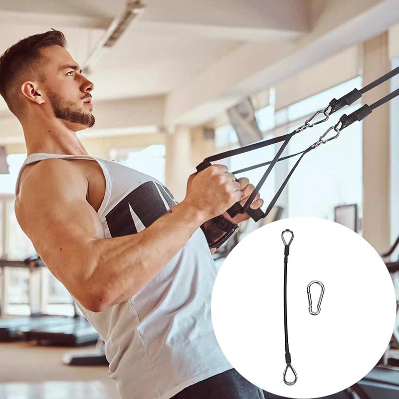 Gymnastické lanko Prodloužení Heavy Duty Gym Odporová guma Pro Domácí Posilovací Příslušenství Pro Stahování Tricepsů a Stroj na Předkopávání