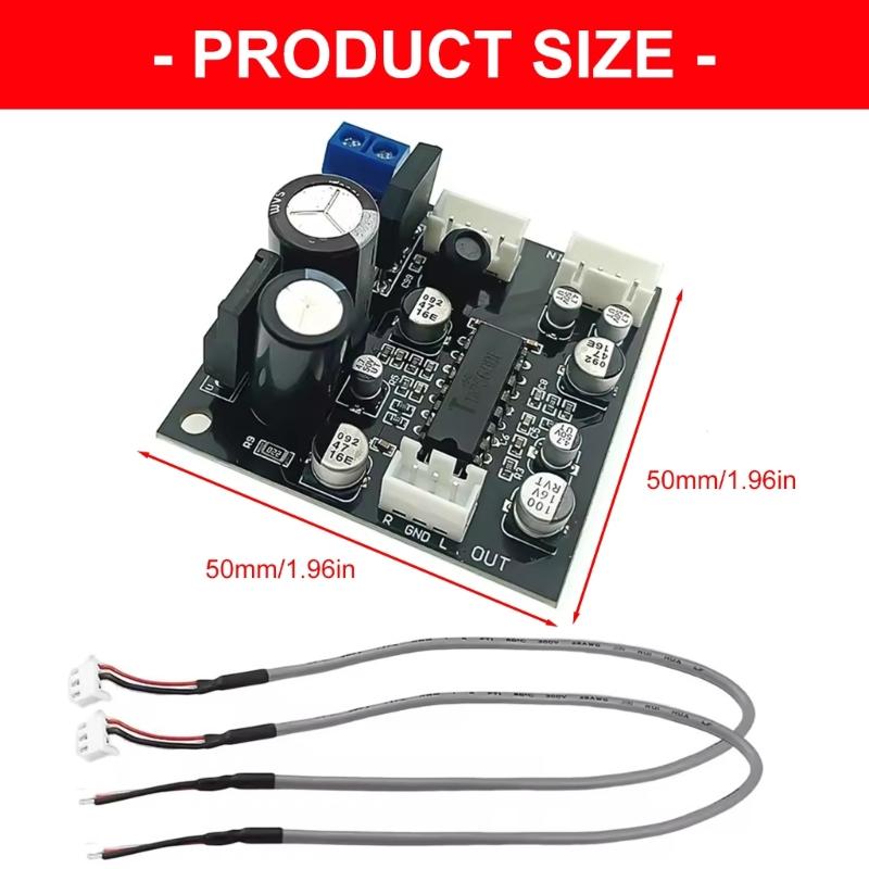 TA7668 Preamplifier Board Sound Deck Module For Phonograph Gramophone Radio Cassette Recorder Accessories