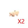 MOC Building Blocks Mini Bricks City Animal Zoo Fram Owl Goat Swan Pig Tortoise Rabbit Chicken Duck Accessories DIY Toys Gifts