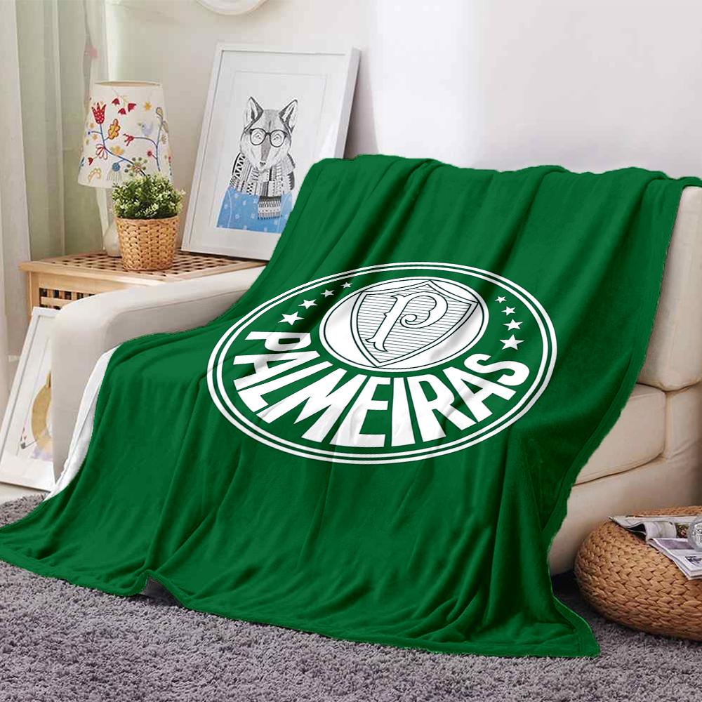 Palmeiras Theme Printed Blanket - Perfect for Couch, Bed, Travel & Outdoor Use | Machine Washable, Cozy & Durable.