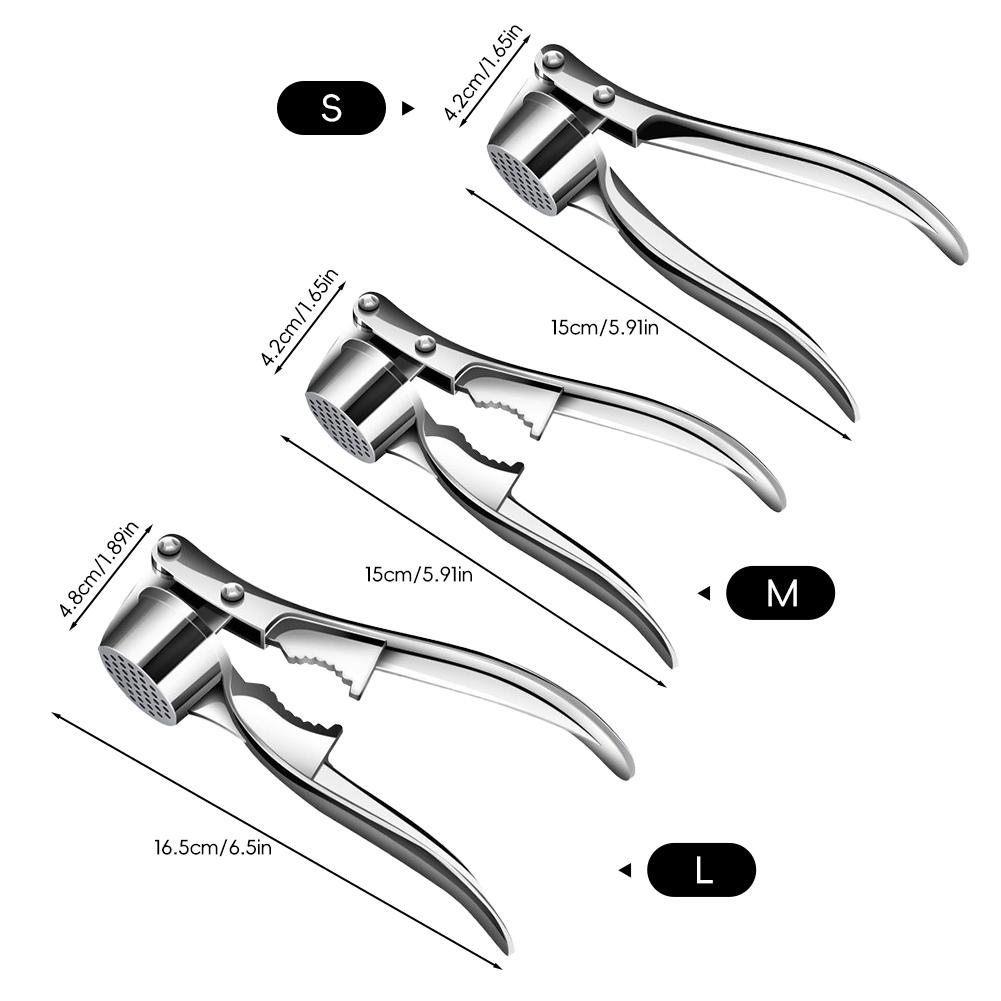 Multi-Function Garlic Press Nut Husking Crusher Mincer Handheld Squeezer Manual Press Grinding Tool Ginger Crusher Kitchen Accessories Utensils