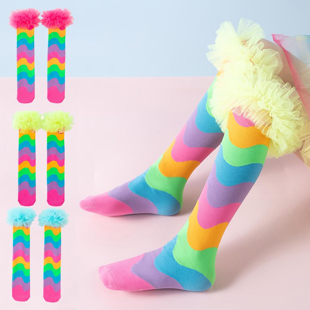 Children's Striped Mid-calf Socks