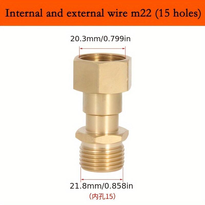 Vysokotlaký čistič Konektor M22x14-15mm Hadicová spojka proti větru pro vysokotlaký čistič
