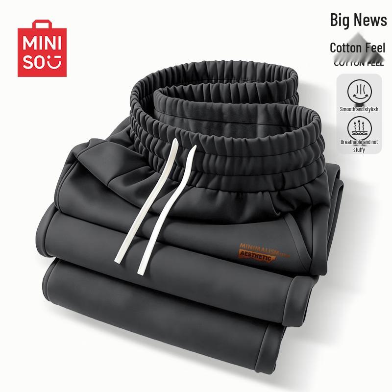 

MINISO Men s Straight-Leg Casual Pants L