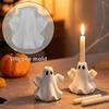 Cute Ghost Candlestick Silicone Mold Handmade Candle Holder Mold Halloween Decoration
