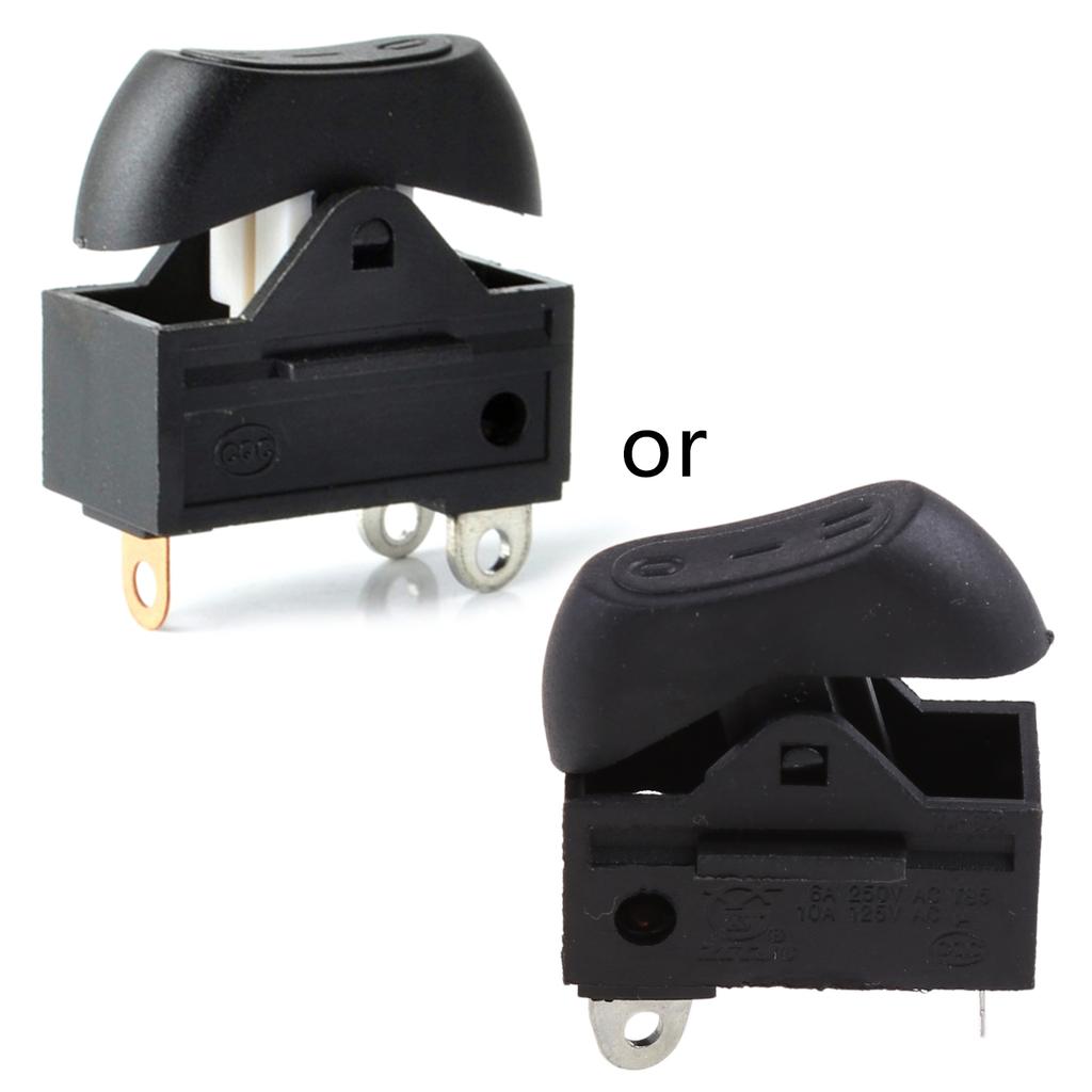 Electric Hair Blower Rocker Switch Hair Dryer Parts 3 Pin 3 Position Rocker Switch ON/Off Rocker Switch Black Red