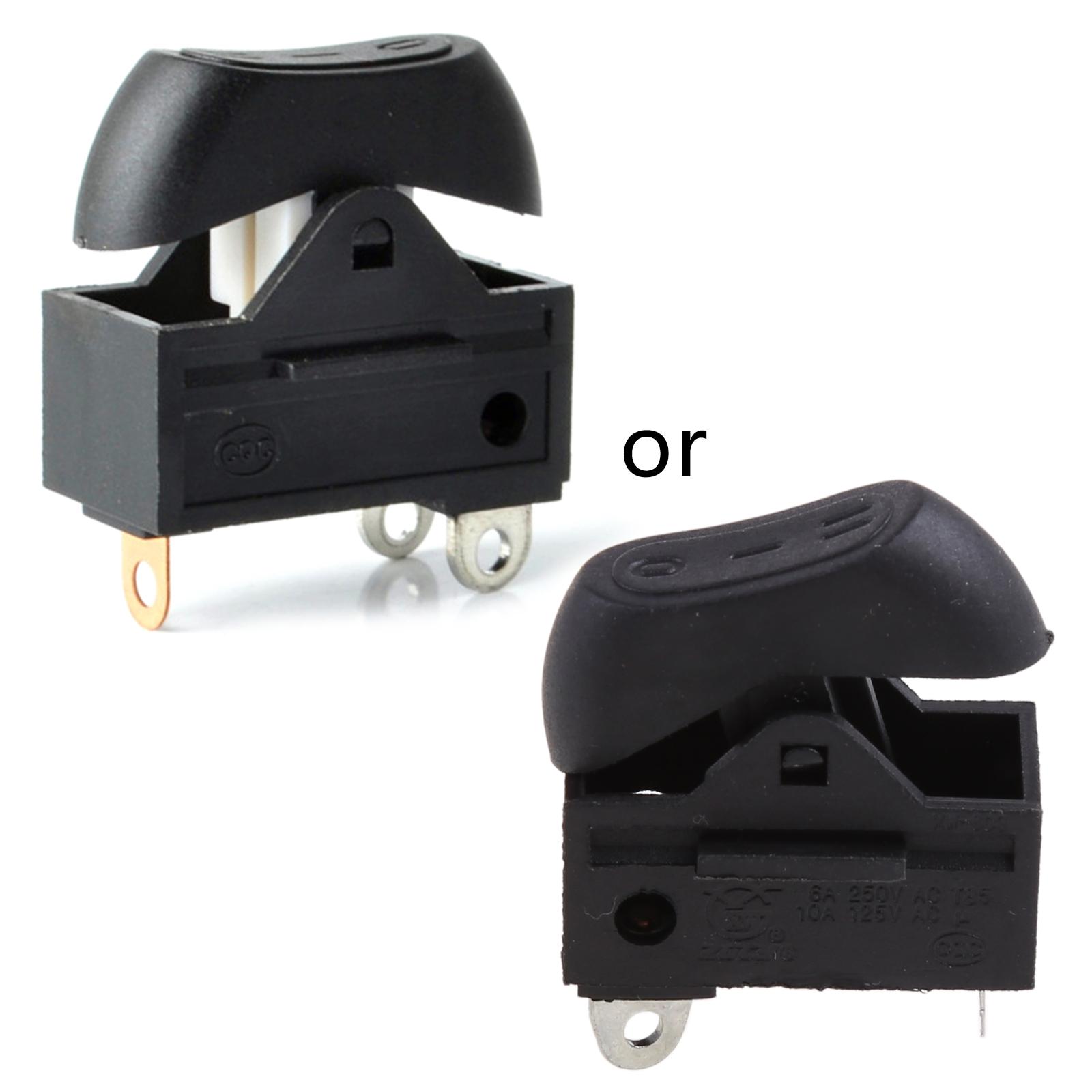 

Electric Hair Blower Rocker Switch Hair Dryer Parts 3 Pin 3 Position Rocker Switch ON/Off Rocker Switch Black Red чорний