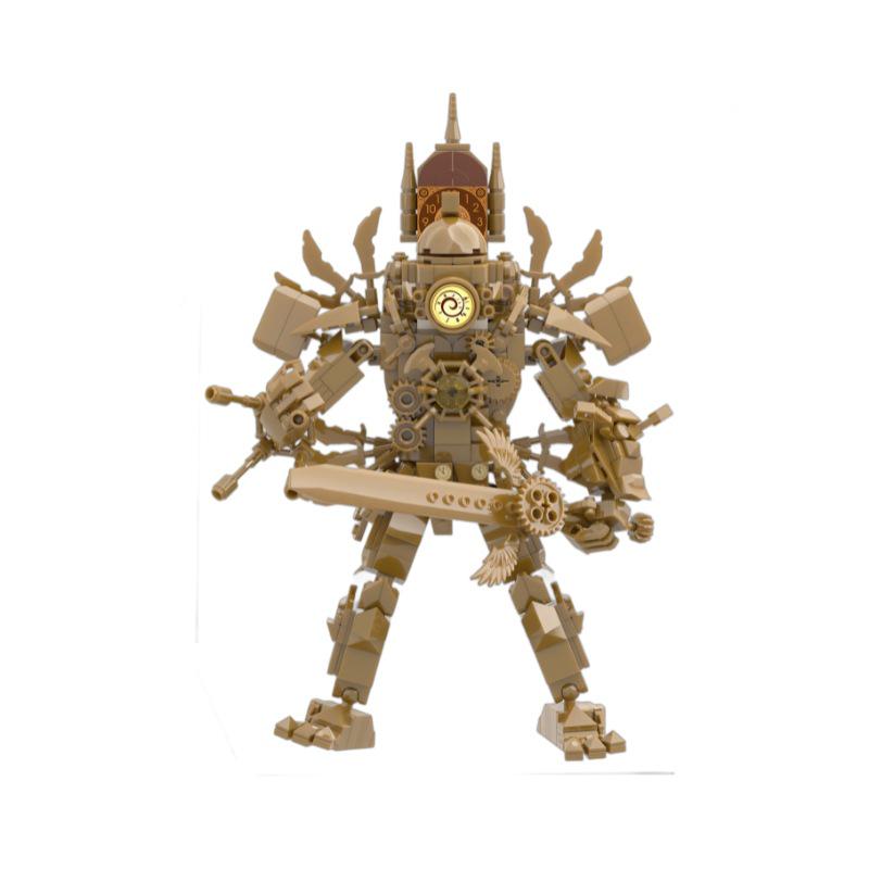 Titan Monitor & Toy Building Block Minifigure Set: Man vs. Toilet Man, Clock Man, TV Man, Audio Man