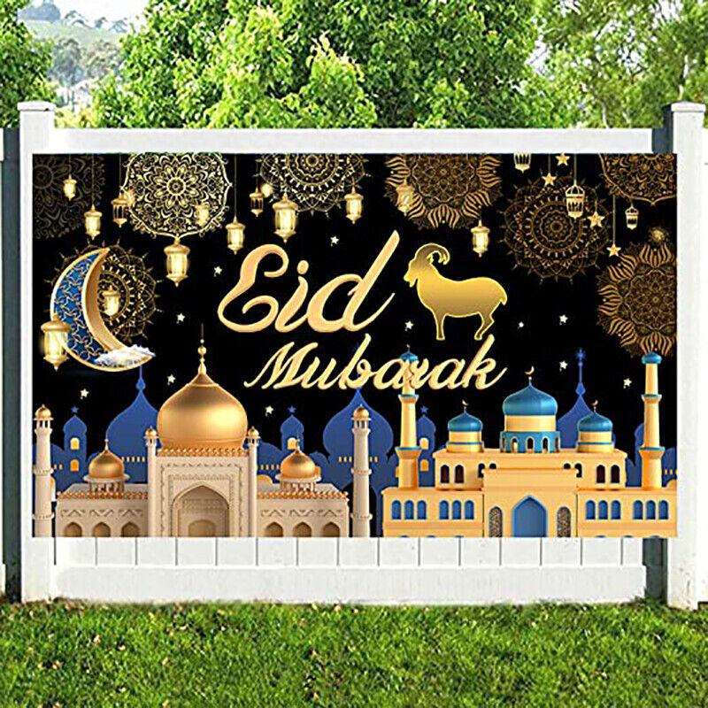 Photo Background High-quality Party Decoration Family Room Decor Foldable Eid Backdrop For Celebration Home Decor Photography