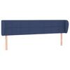 Tête de lit - Maison Exclusive - Oreilles - Bleu - 163 x 23 x 78/88 cm