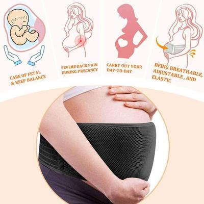 Maternity Belly Support Band for Pregnant Women: Thin Style, Pre-natal To Late-term Tummy Control and Waist Support Belt