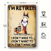Vintage Metal Tin Sign Rustic Wall Decor Funny Garage Bar Cafe Home Art