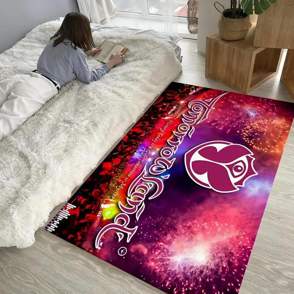 Rock Music Floor Mat Soft Thickened Absorbent Non-Slip Bedroom Living Room Door Mat Home Decor Flannel Rugs