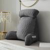 Cooling Silk Lumbar Support and Pregnancy Pillow - Universal Armrest and Backrest for Bed, Sofa, Dormitory