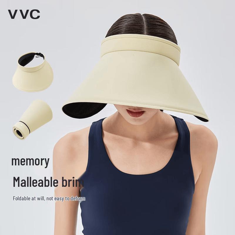 VVC Women s Wide-Brim Sun Visor Hat VGM5S723 55-59cm