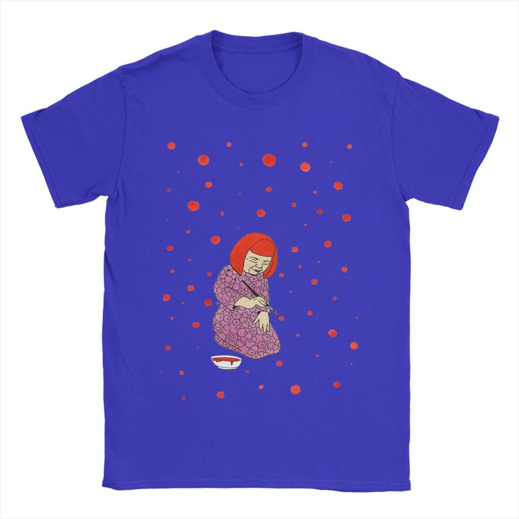Men Yayoi KKusama T Shirts Cotton Clothing Funny Short Sleeve Crew Neck Tee Shirt Gift Idea TShirts
