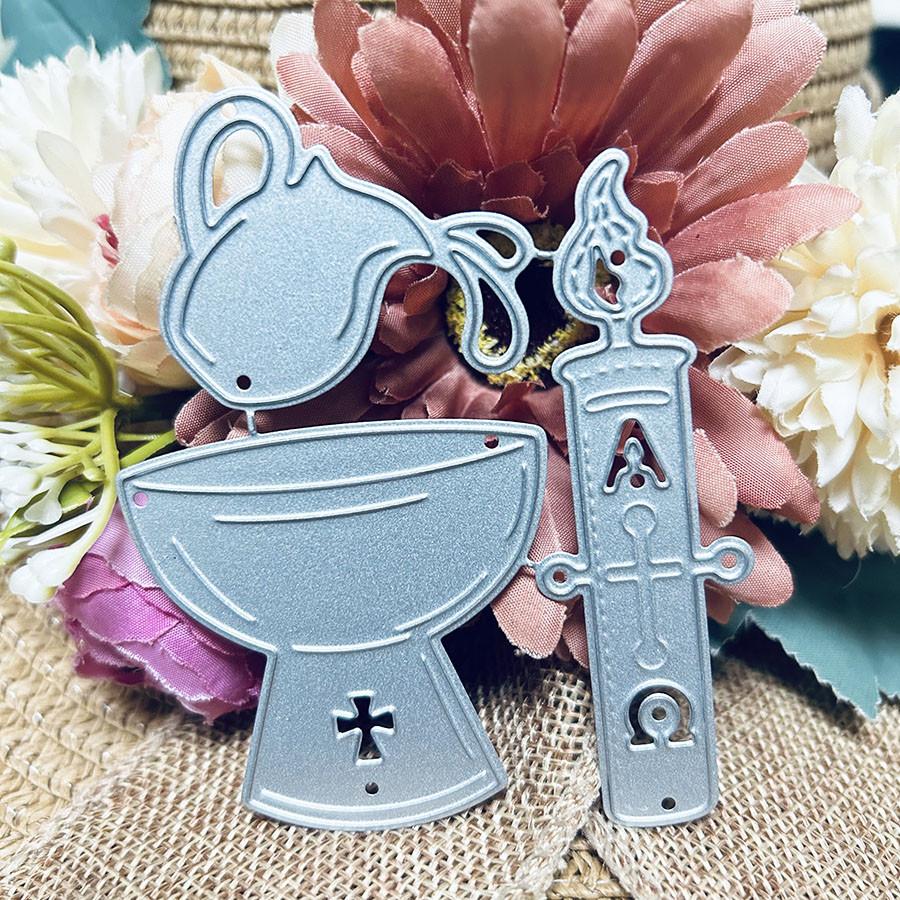 Washbasin Kettle Metal Cutting Dies Stencil for DIY Scrapbooking Photo Album Embossing Paper Cards Crafts Diecuts