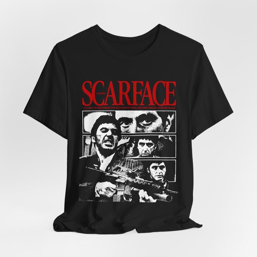 Scarface Montage Graphic TShirt Gangster Unisex Streetwear Tee S