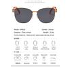 AMG20 Germany Design Sunglasses Men Ultralight Stainless Biological Steel Classic Sunglass Women Outdoor Driving Sun Glasses