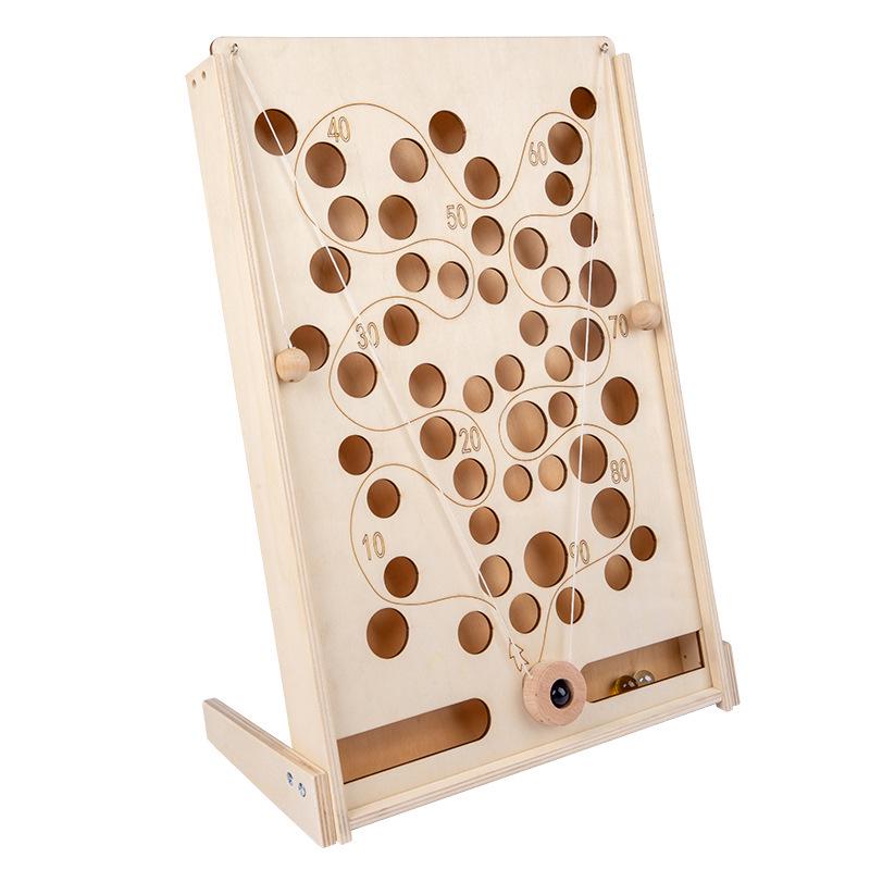 Pirate Themed Wooden Marble Game: Promoting Hand-Eye Coordination and Balance for Children’s Educational Play