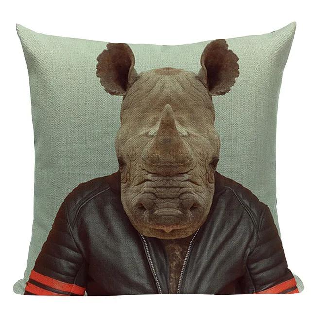 Cute Cartoon Animals Koala Panda Bear Polyester Sofa Home Pillows Cover Decorative Cushion Cover Almofadas Pillowcase