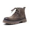 Mode Echt Leer Heren Chelsea Boots Hoge Kwaliteit Enkellaarsjes voor Heren Trendy Motorlaarzen Hoge Schacht Wandelen Werk Casual Heren Botas