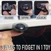 Metal Fingertip Decompression Toy, Three In One Fingertip Gyroscope, Office Stress Reliever
