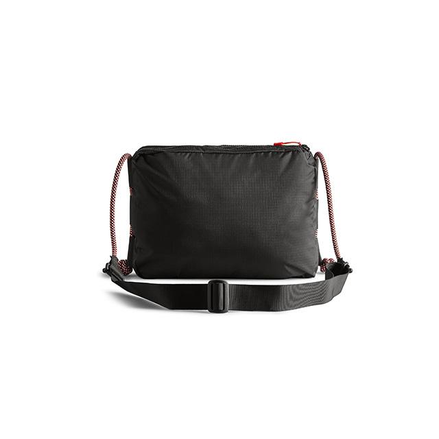 Hunter [Unisex] Travel Ripstop Sacoche - Black/Red Box Logo Ubc1515Nrsrbo