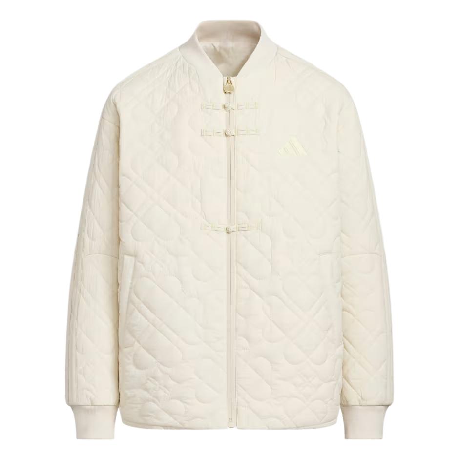 Adidas Хлопковая куртка Однотонная Молния Круглый вырез Детские Детские куртки KV4477 128