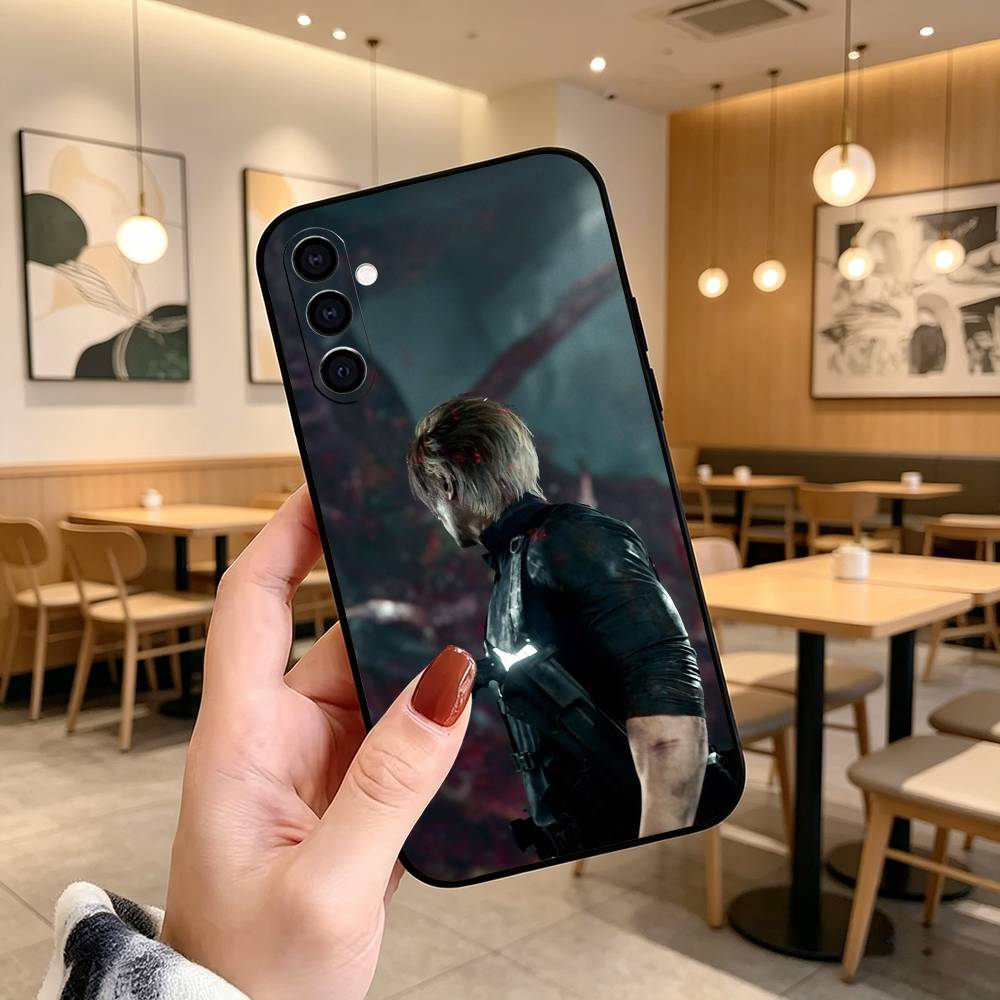 L-Leon K-Kennedy Resident E-Evil  Phone Case For Samsung Galaxy A73,A72,A71,A70,A53,A52,A51,Others Soft Black Cover
