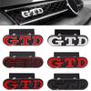 3D Metal Car Front Grill GTD Logo Emblem Badge For Volkswagen VW Golf 3 4 5 6 7 7 MK4 MK5 MK6 MK7 Rear Trunk Sticker Accessories