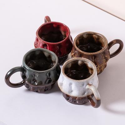 Tazza in Ceramica Creativa Retrò: Design a Cambiamento di Forno per Uso Personale