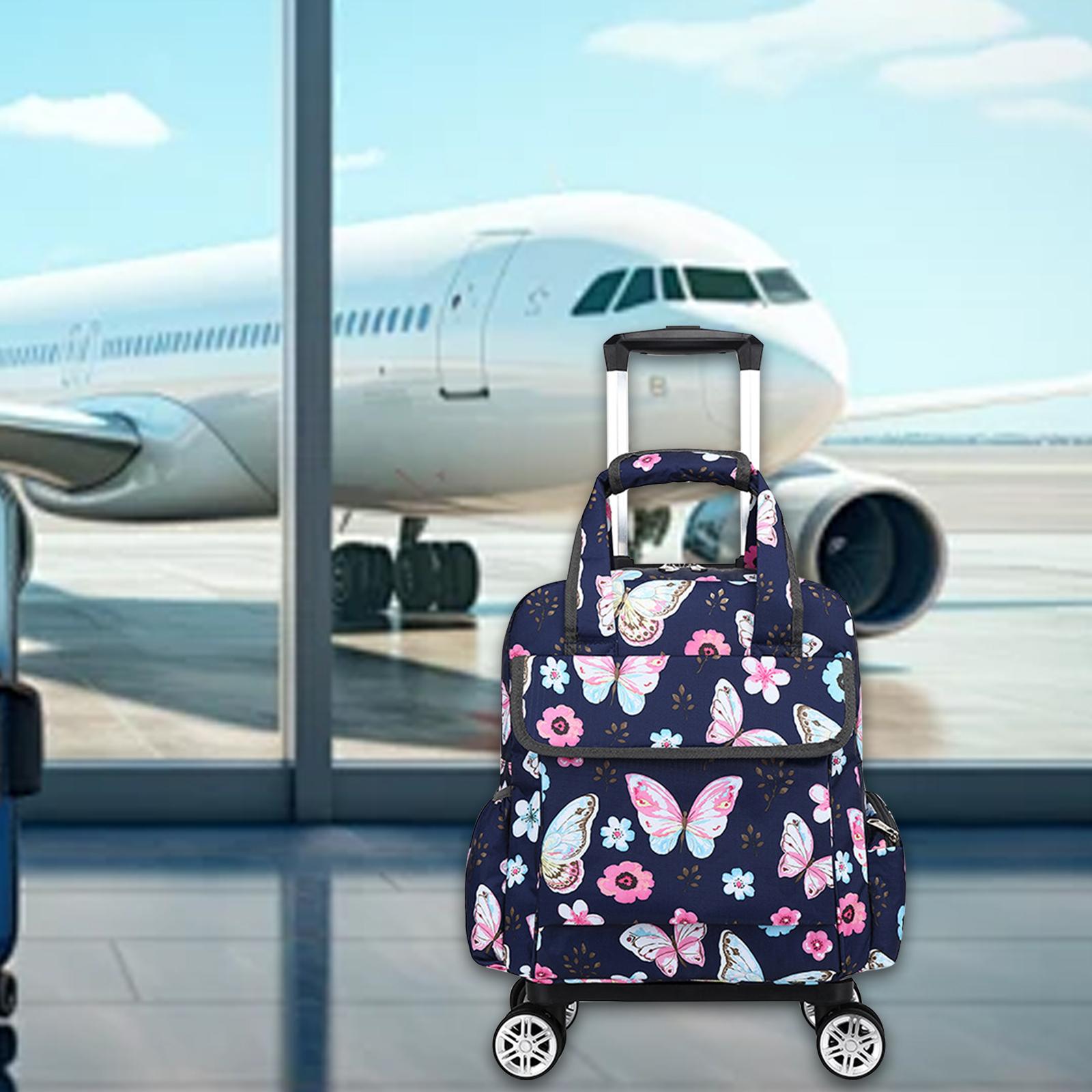 

Travel Duffel Bag Tear Resistant Overnight Bag Trolley Travel Luggage Bags Rolling Luggage 16 Tote Clothing Rolling Duffel Bag
