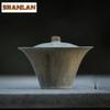 110ml Master Handamde Water Moon Gaiwan Creative Kiln Change Tea Tureen Chinese Tea Making Cover Bowl Teaset Accessories Craft