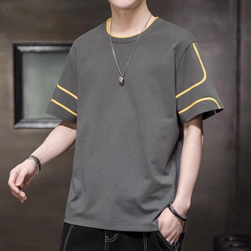 JIAOXIU Men's Plus Size Graphic Short Sleeve T-Shirt