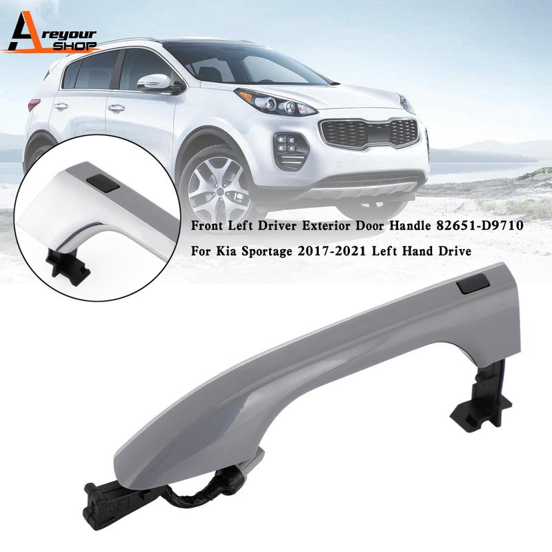 Areyourshop Front Left or Right Driver Exterior Door Handle 82651-D9710 for Kia Sportage 2017 2018