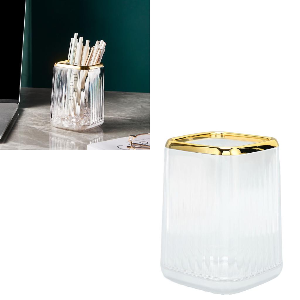 Makeup Brush Holder Organizer Home Desktop Cosmetic Eyebrow Pencil Pen Storage Container Bucket for Women