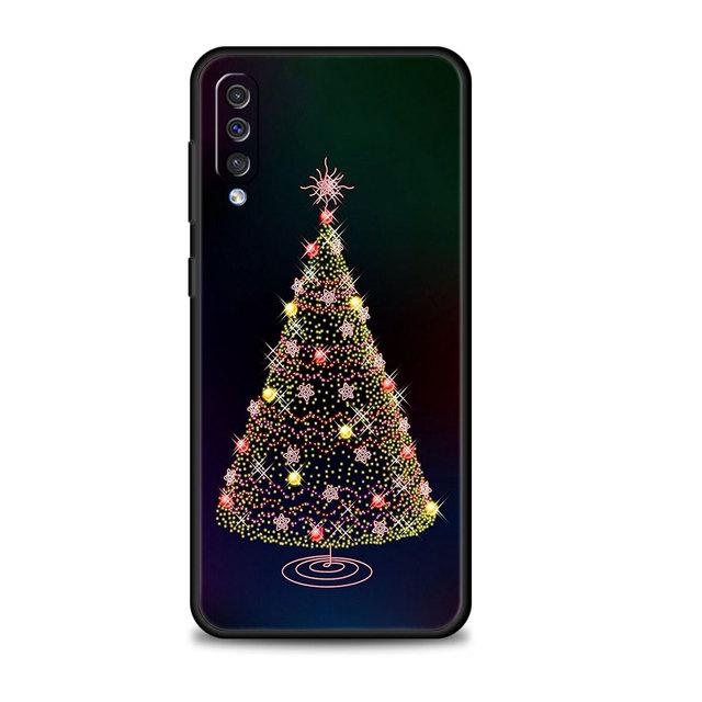 Custodia per telefono per Samsung Galaxy A70 A50 A30s A20s A20e M62 M52 M51 M32 M31 M31s M22 M21 M12 Cover Buon albero di Natale Cervo