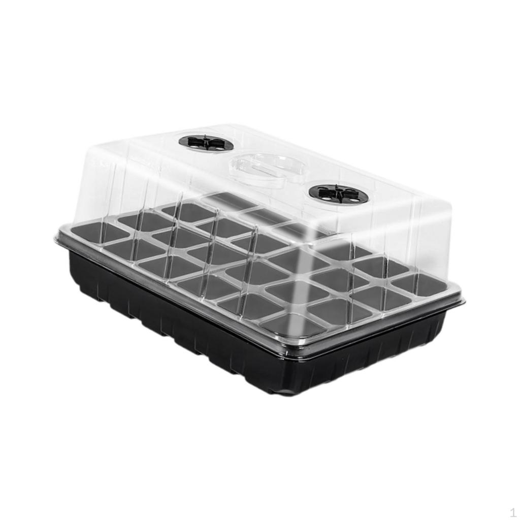 24-Hole Seedling Tray for Microgreens And Wheatgrass Indoor Cultivation