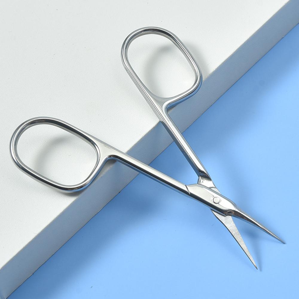 Stainless Steel Russian Dead Skin Scissors To Deal with Nail Art Pointed Scissors Beauty Scissors with Four Edges