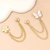 2Pcs Multi-Function Magnetic Clothing Clip With Chain Metal Buttons Clip Clothes Scarf Trouser Legs Cuff Fixing Magnet Pin