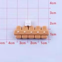 Hot Sale Happy Farm Garden Design Flatback Resin Bow Charms Artifical Style Accessories for Girls
