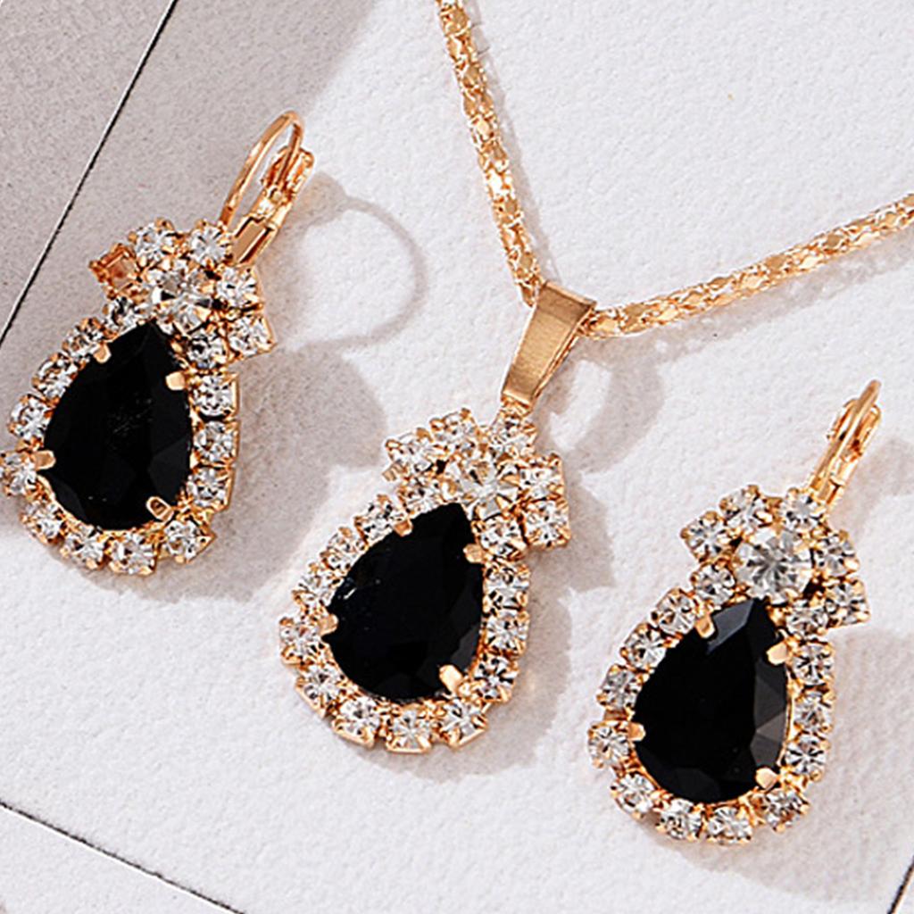 Набори Годинників Подарунки для Жінок Кристалічний Намисто Вуха Палець Годинники Набори до Жіночого Дня Подарунок на День Матері