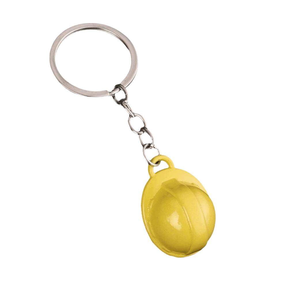 

Creative Hard Hat Pendant Funny Bag Hanging Best Wishes Safety Helmet Keychain Backpack Accessory жовтий