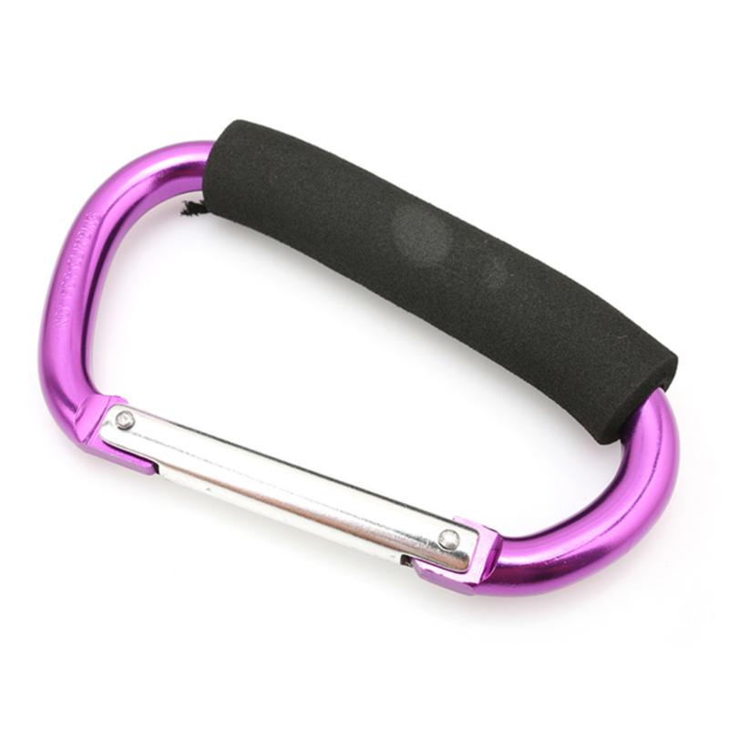 

Mountaineering Buckle Large Multicolour D-type Sponge Lifting Multipurpose Outdoor Buckle Travel Supplies Camping Tools фіолетовий