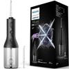 Philips Sonicare Cordless Power Flosser 3000 Jet Washer Oral Irrigator HX3826 23 Black hard-to-reach gaps X-type water flow 2 modes nozzles