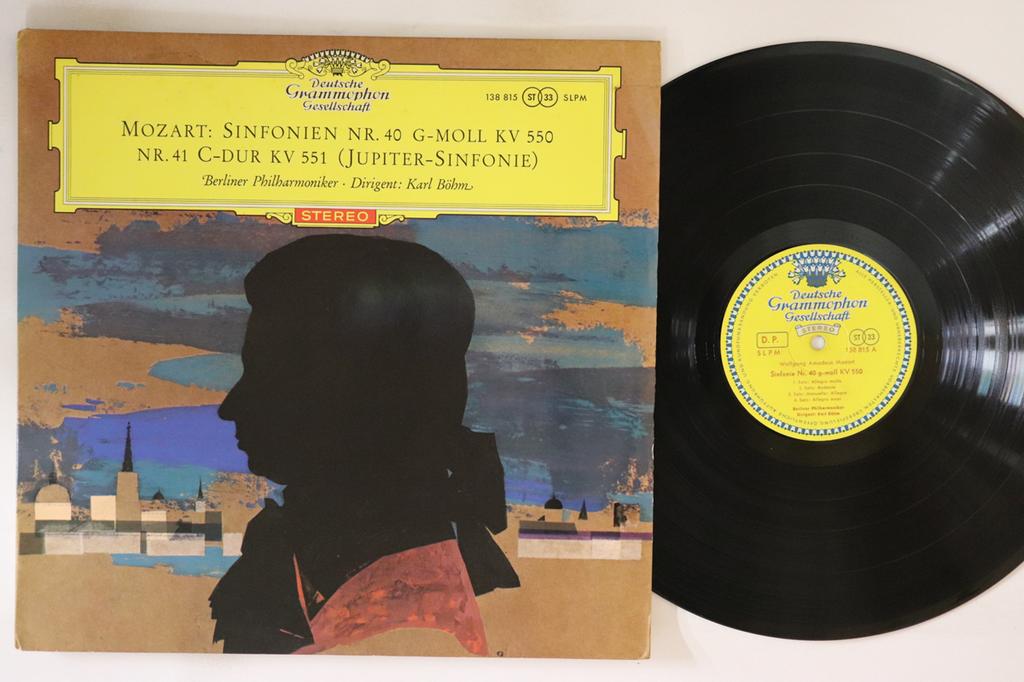 LP Record KARL BOHM BERLINER PHILHARMONIKER  Mozart Sinfonien Nr. 40 Gmoll Kv 5 SLPM138815 DEUTSCHE GRAMM 1964 Germany Classical Used